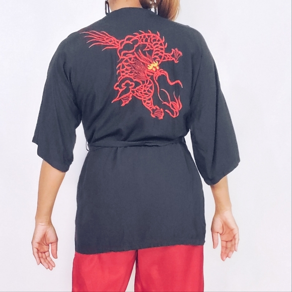 Embroidered Robe Jacket - Picture 7 of 11